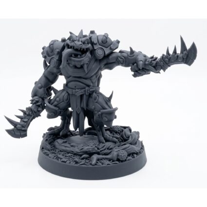 Bone Retriever C - Gray Resin 3D Printed Miniature