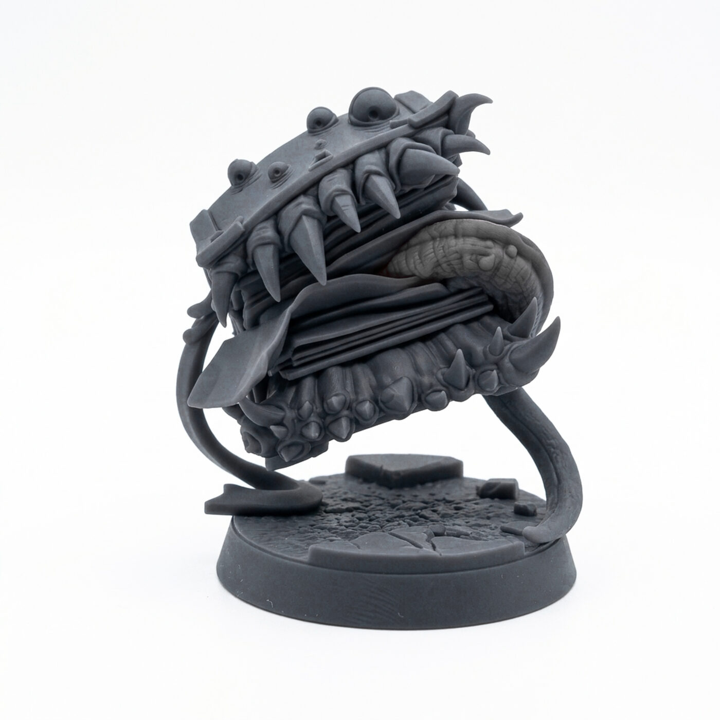 Book Mimic - Gray Resin 3D Printed Miniature