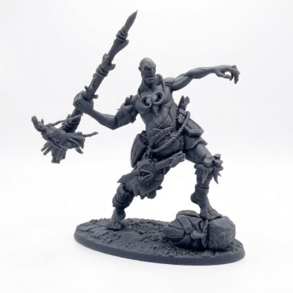 Boulder Launchers A - Gray Resin 3D Printed Miniature
