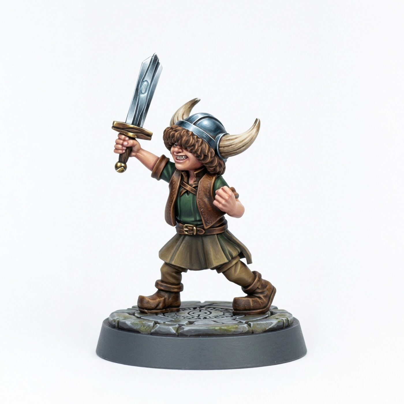 Boy Sword - Painted 3D Printed Miniature