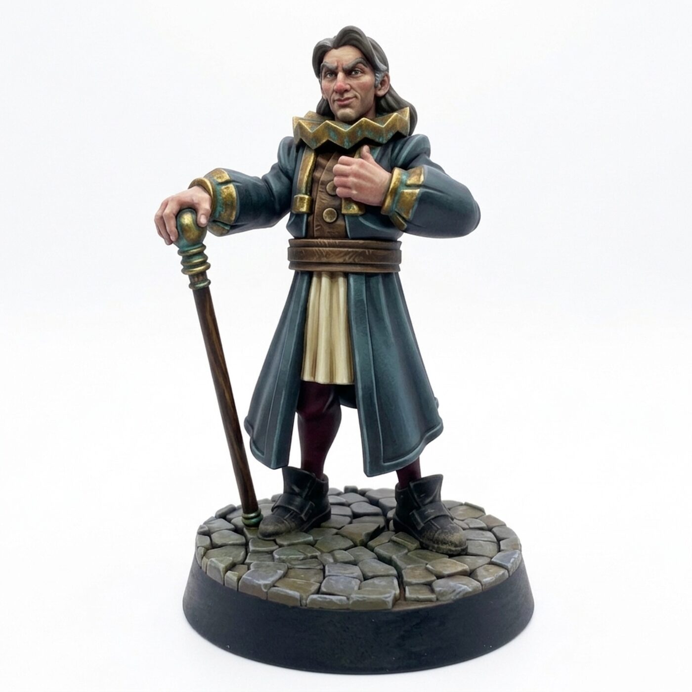 Braggart Baron Clovis - Painted 3D Printed Miniature