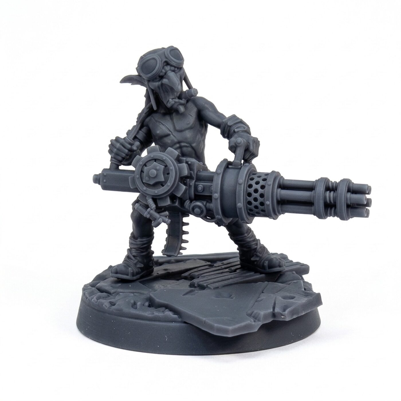 Brigadiers Pose A Minigun Hauler