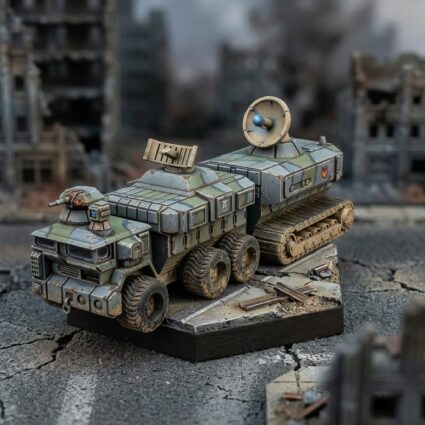 Browning Mobile HQ Tracked Miniature Painted Mech Miniature