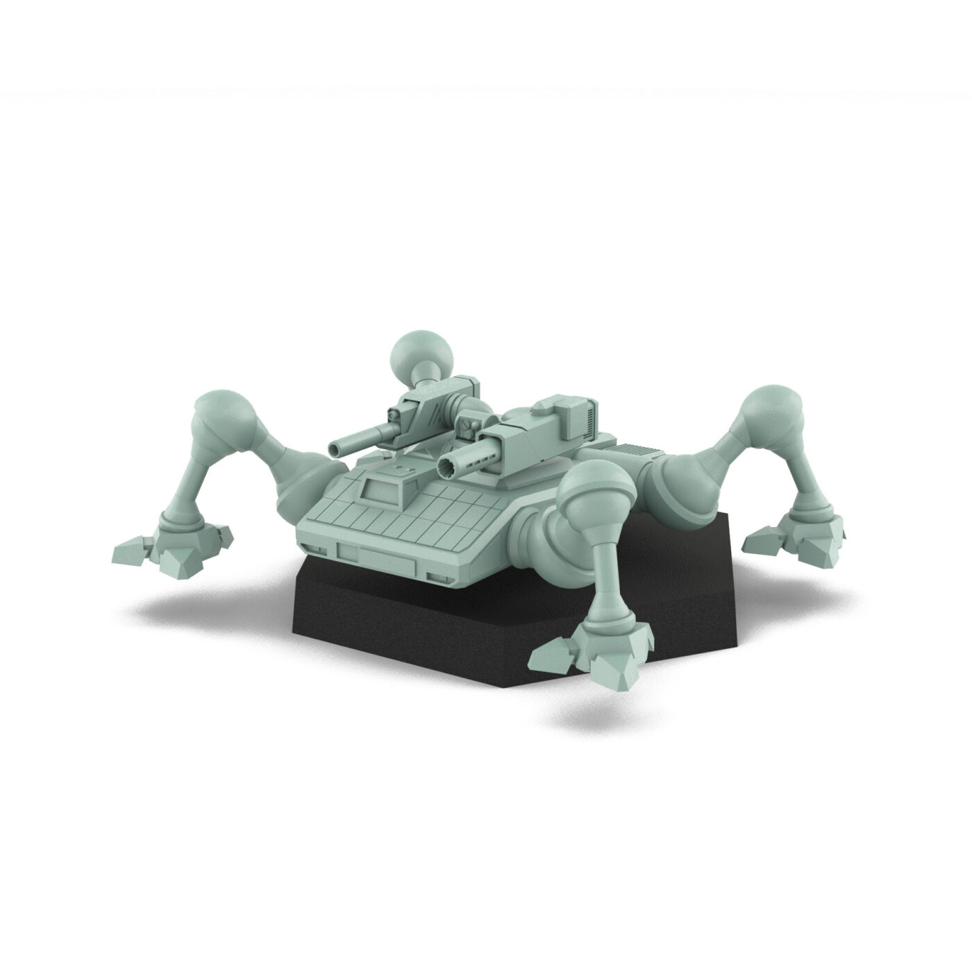 Bug Out Spider Mech Miniature by USe Mechs 3D Printed Mech Miniature