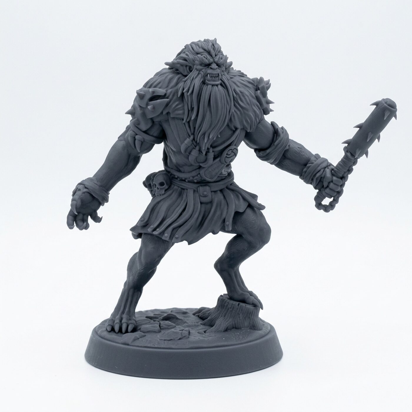 Bugbear Stalker B - Gray Resin 3D Printed Miniature