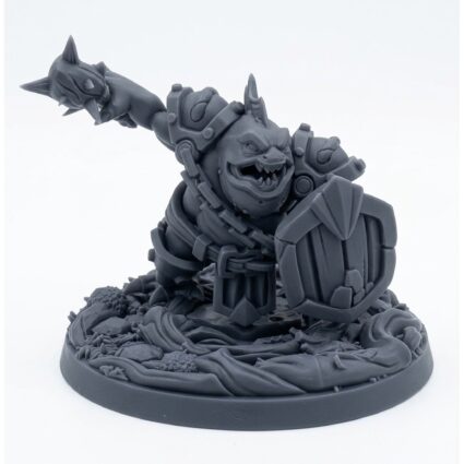 Bulwark Defenders A - Gray Resin 3D Printed Miniature