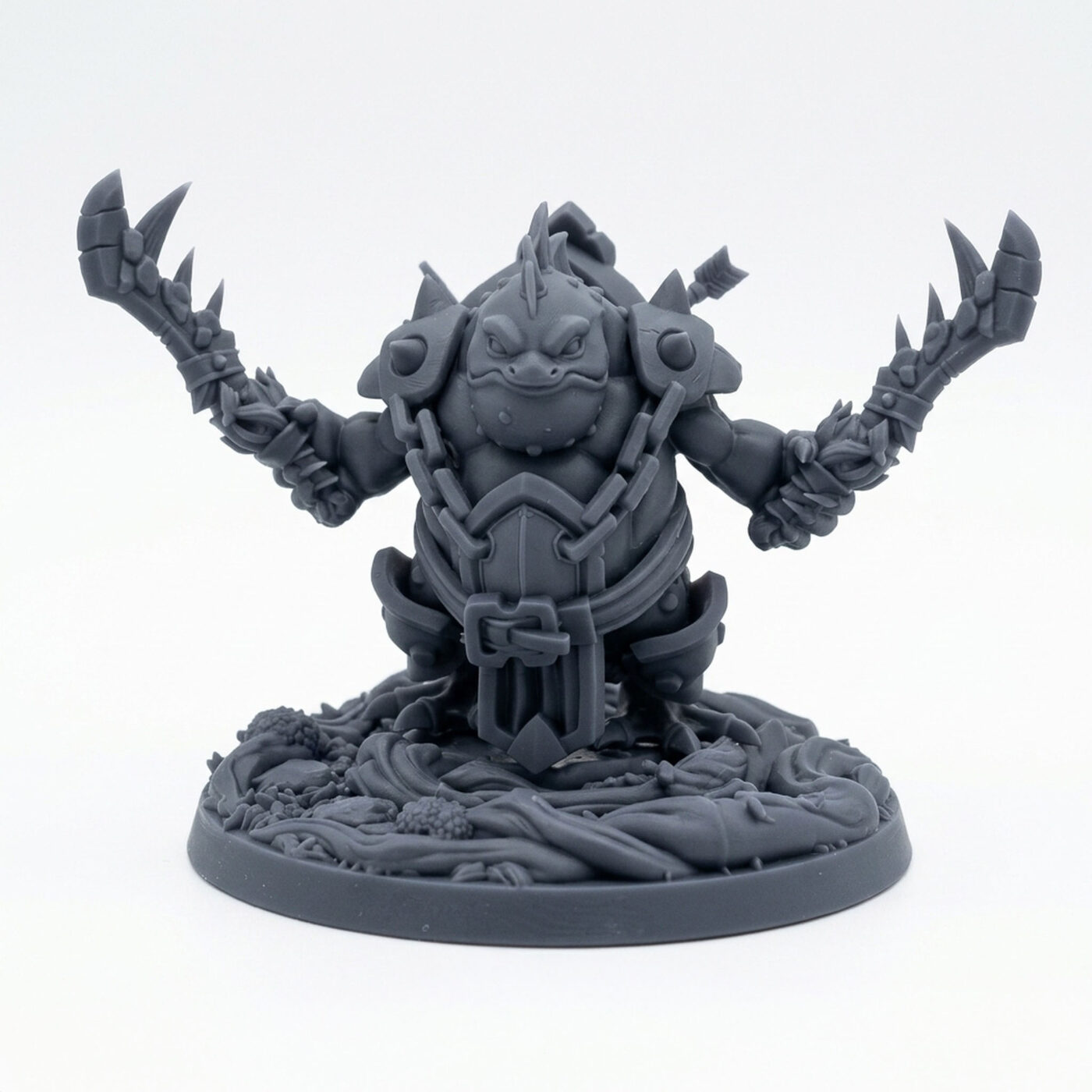 Bulwark Defenders B - Gray Resin 3D Printed Miniature