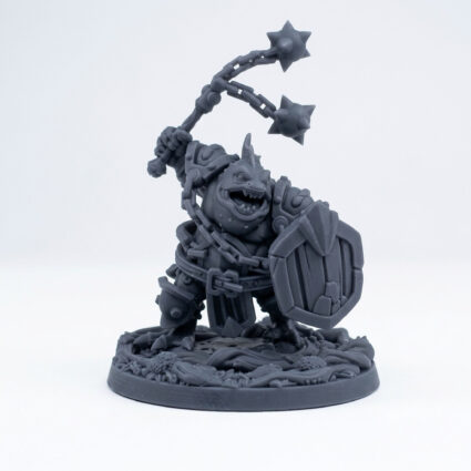 Bulwark Defender C - Gray Resin 3D Printed Miniature