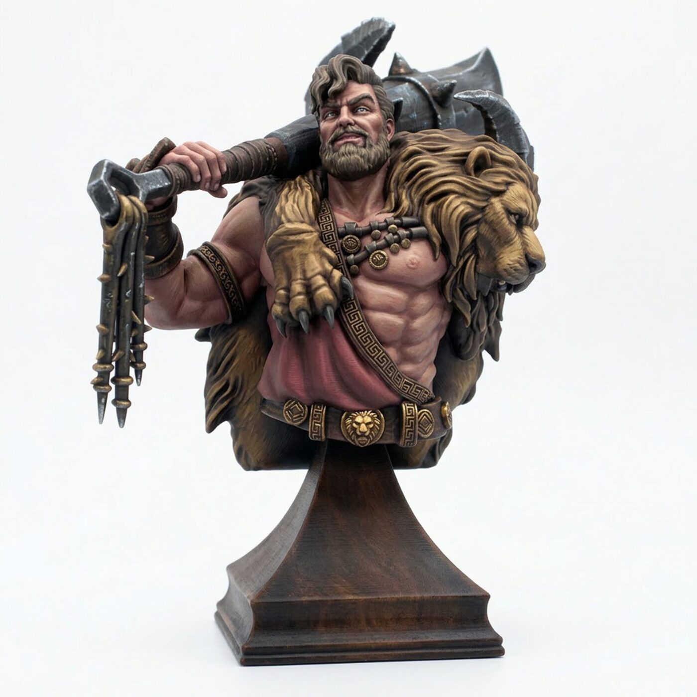 Bust Herakaios V B - Painted 3D Printed Miniature