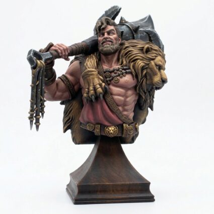 Bust Herakaios V B - Painted 3D Printed Miniature