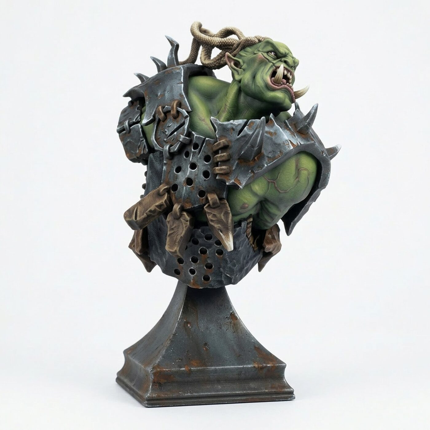 Bust Ironcrag Overlord - Painted 3D Printed Miniature