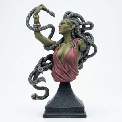 Bust Megorga - Painted 3D Printed Miniature