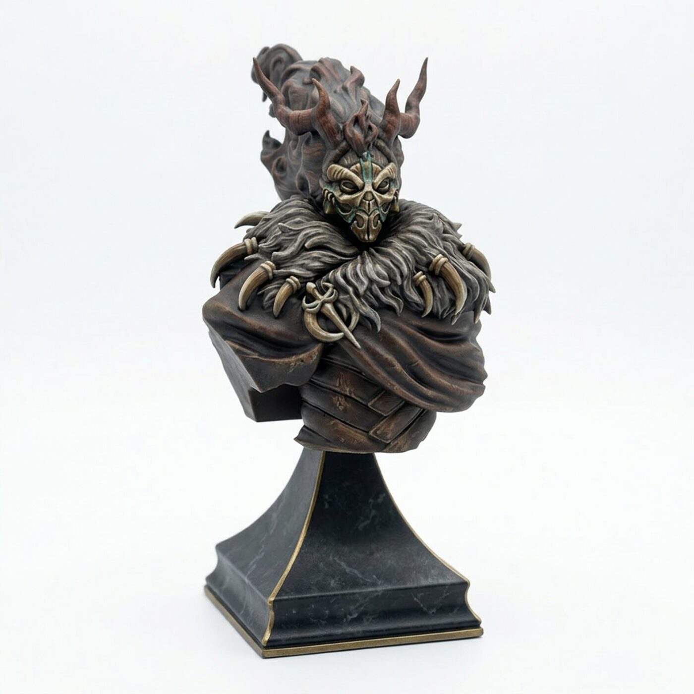 Warrior of Winters Past Bust - Painted 3D Printed Miniature