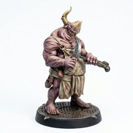 Butcher Sharpening - Painted 3D Printed Miniature