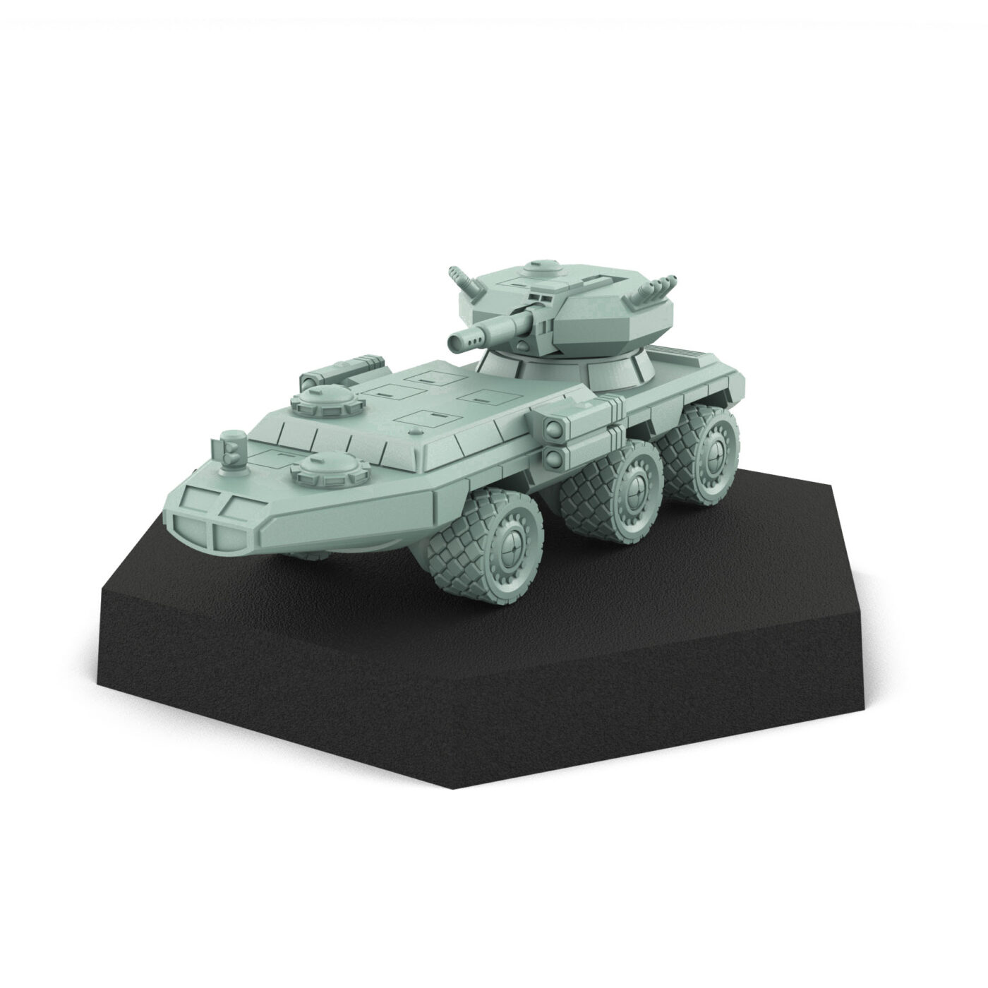 Caiman Amphibious Scout Miniature 3D Printed Mech Miniature