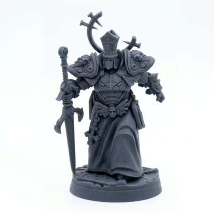 Cardenal Pazmino Demonic Nuncio A - Gray Resin 3D Printed Miniature
