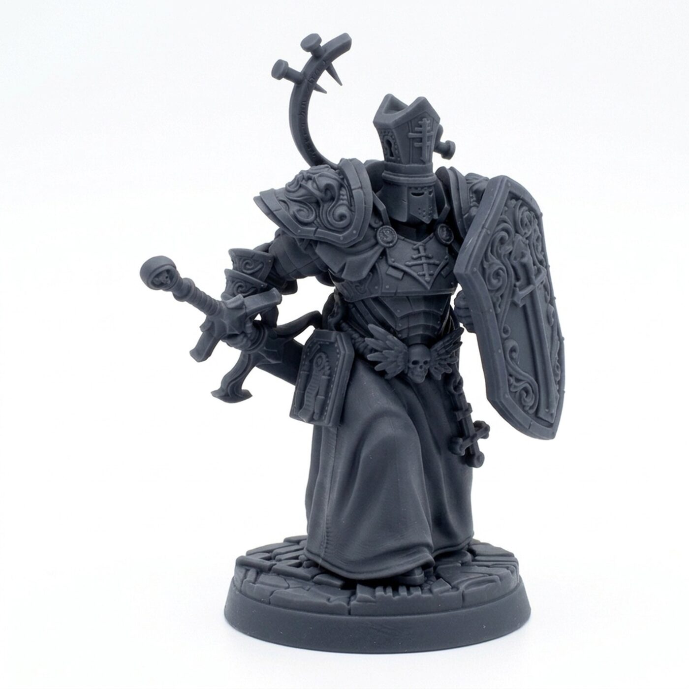 Cardenal Pazmino Demonic Nuncio B - Gray Resin 3D Printed Miniature