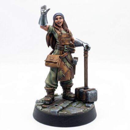 Carol Red Ready To Forge - Painted 3D Printed Miniature