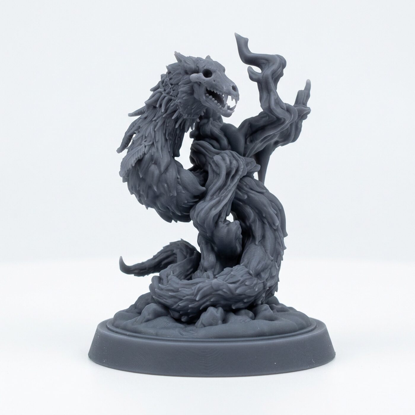 Carrion Wraith - Gray Resin 3D Printed Miniature