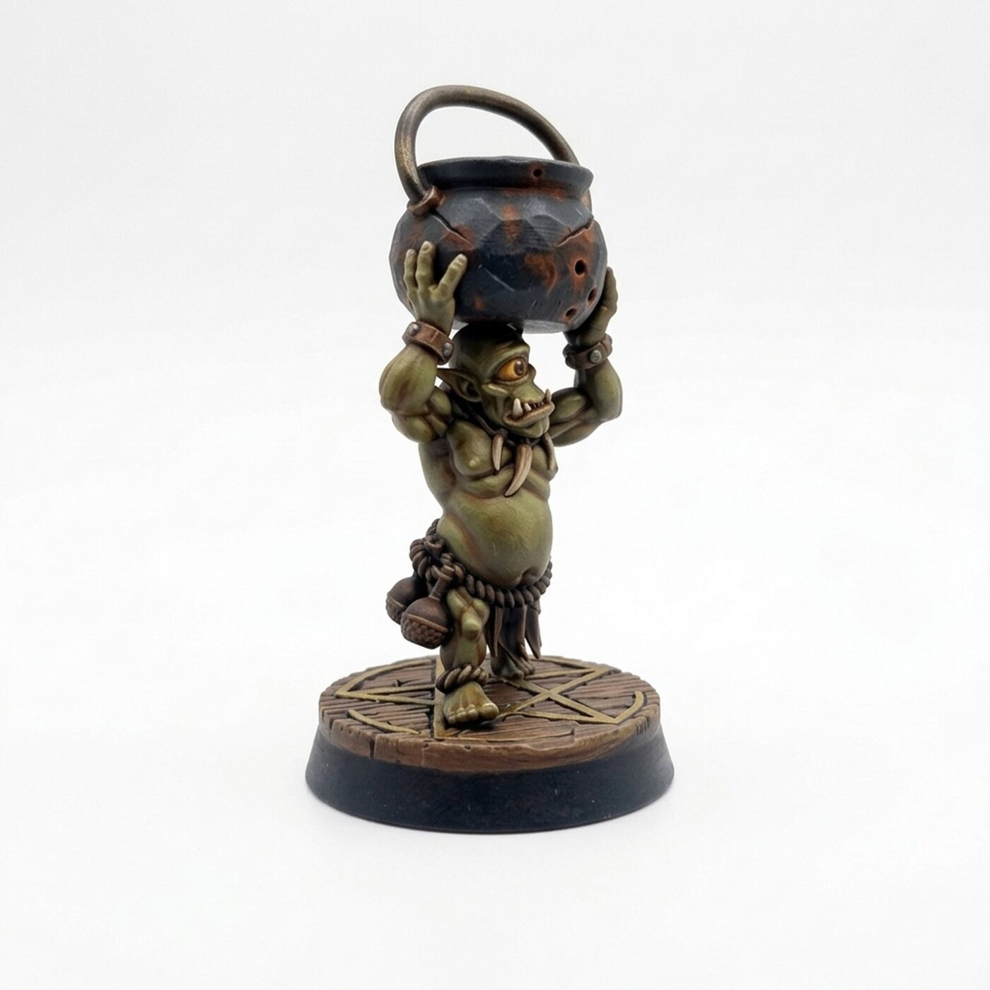Cauldron Carrier Cyclops - Painted 3D Printed Miniature