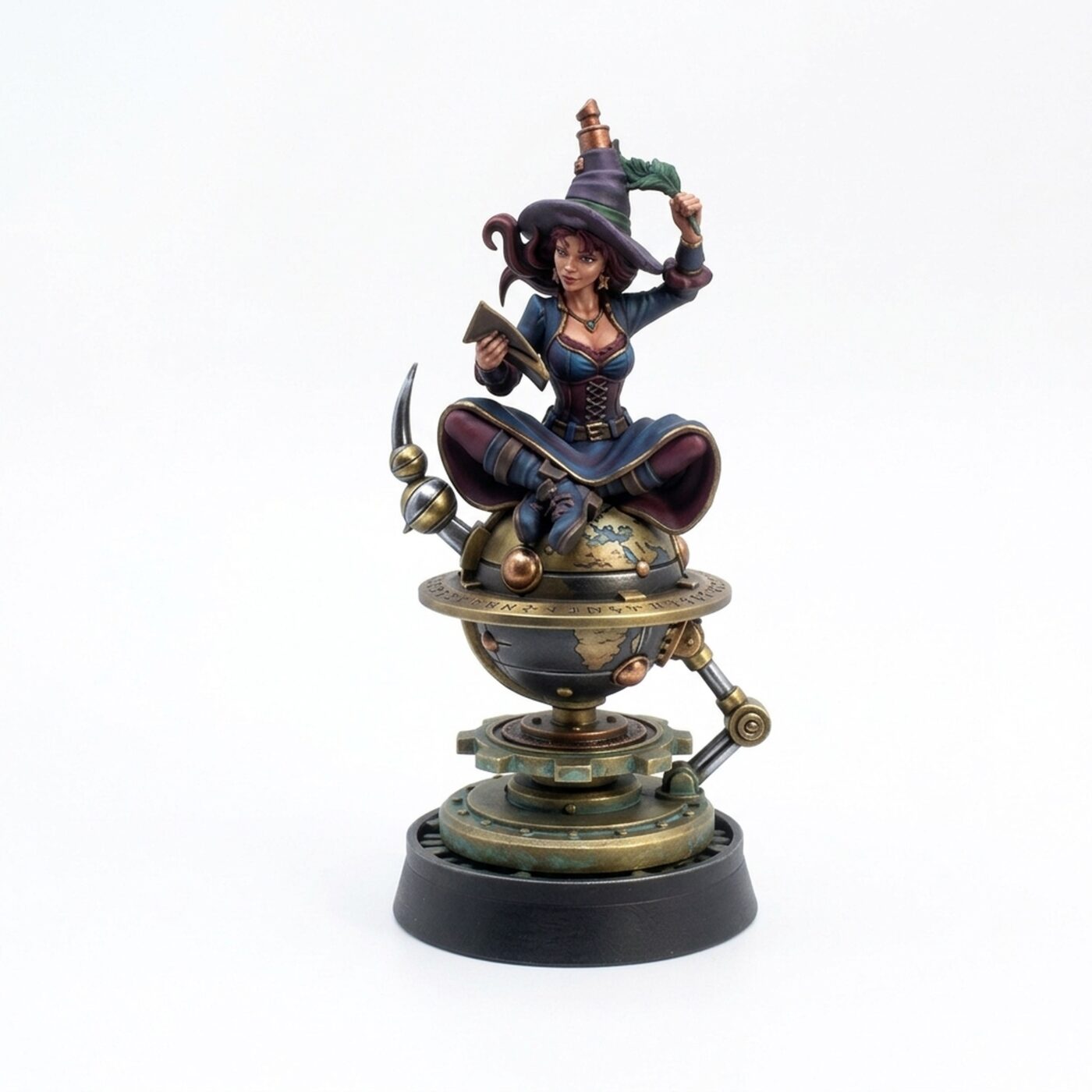 Celeste Taking Notes - Painted 3D Printed Miniature