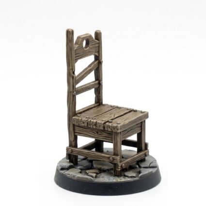 Chair - Painted 3D Printed Miniature