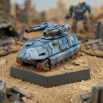 Challenger XI MBT - Sci-Fi Miniature Game Tank Painted Mech Miniature