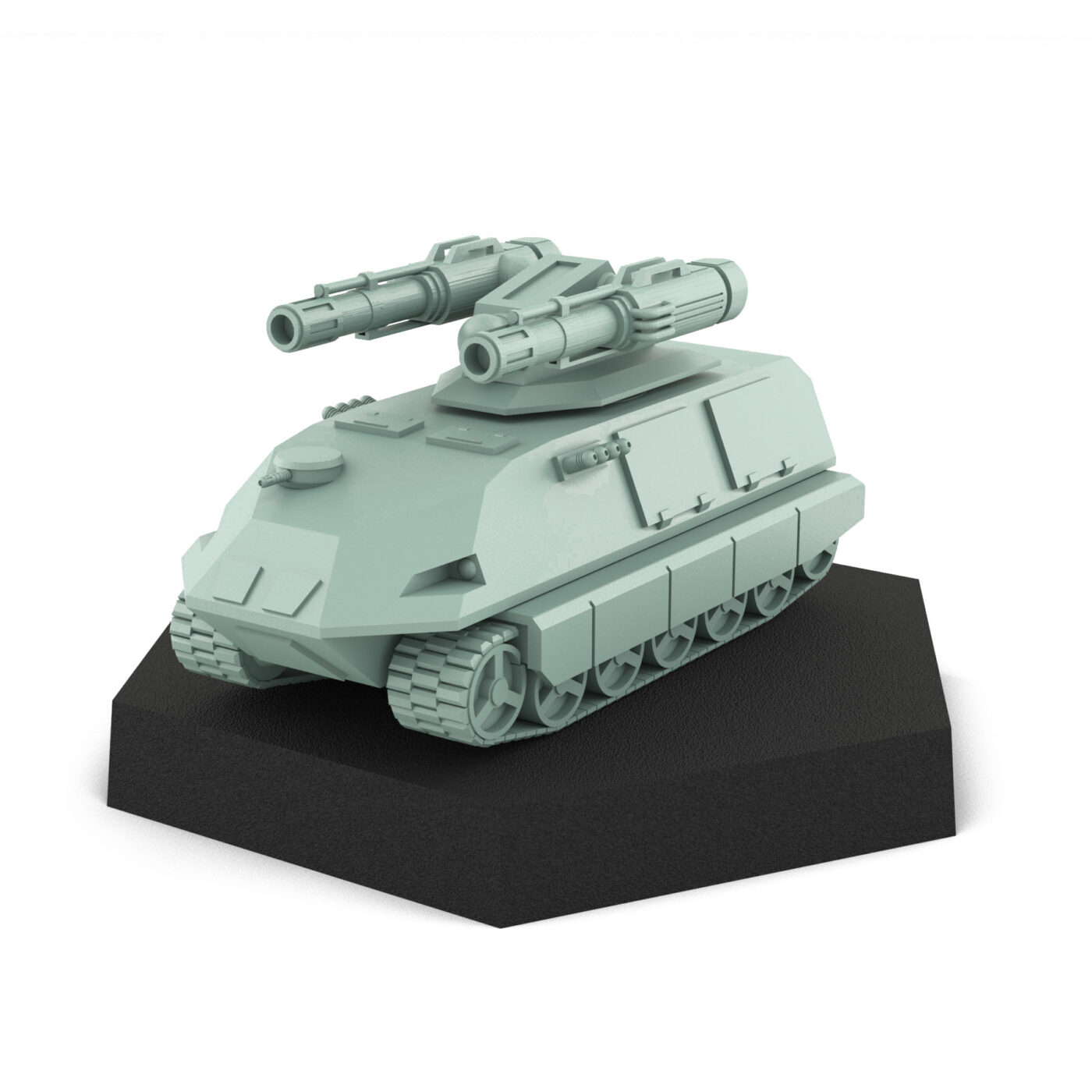 Challenger XI MBT - Sci-Fi Miniature Game Tank 3D Printed Mech Miniature