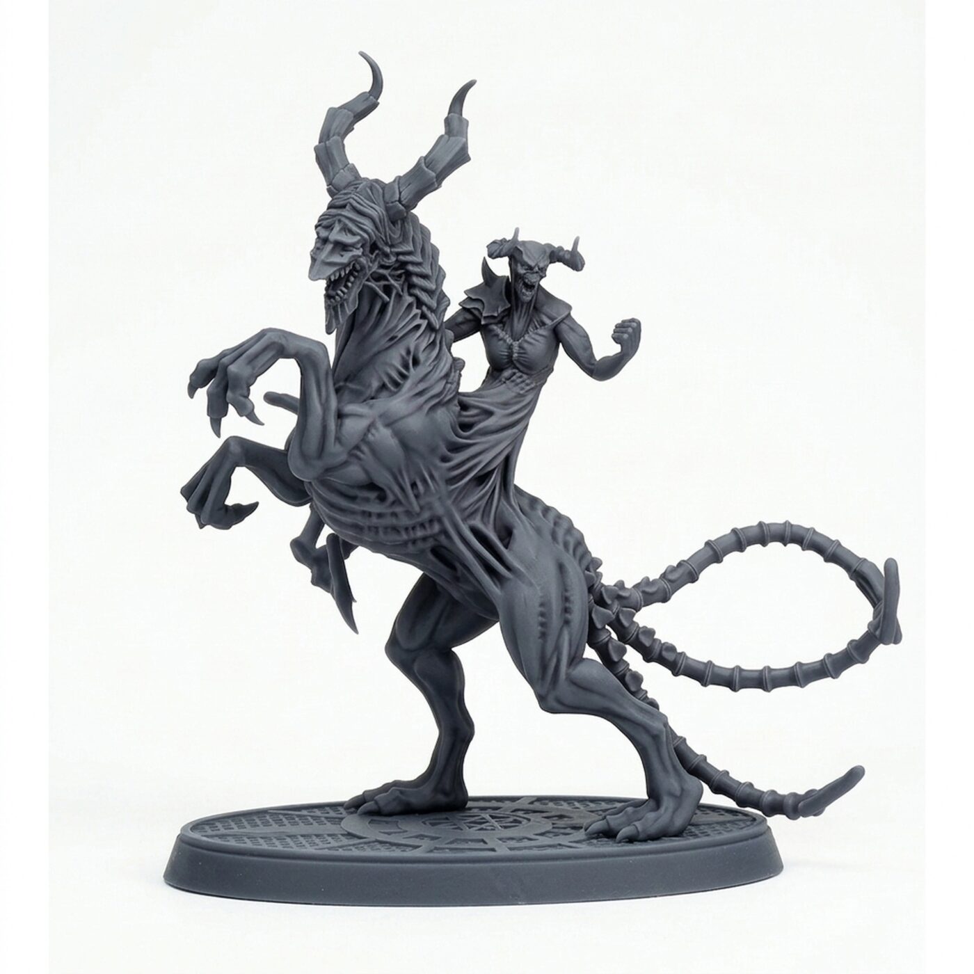 Charging Overseer - Gray Resin 3D Printed Miniature