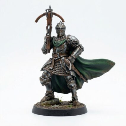 Chivalrian Knight Crossbow C - Painted 3D Printed Miniature