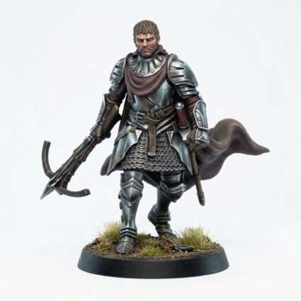 Chivalrian Knight Crossbow E - Painted 3D Printed Miniature