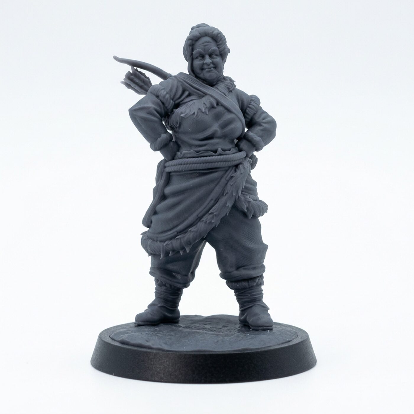 Clanfolk Alehtta - Gray Resin 3D Printed Miniature