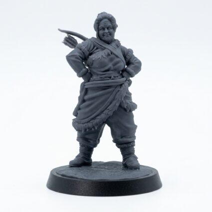 Clanfolk Alehtta - Gray Resin 3D Printed Miniature