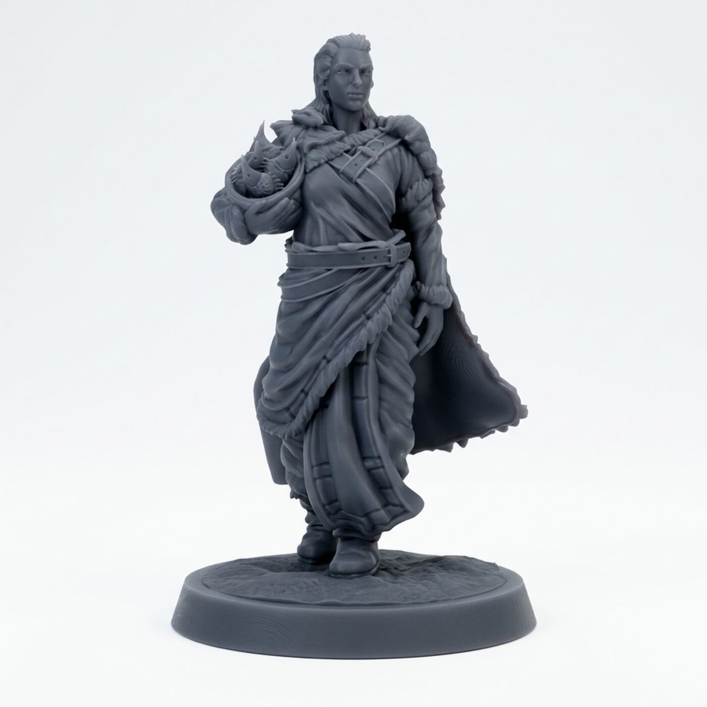Clanfolk Erva - Gray Resin 3D Printed Miniature
