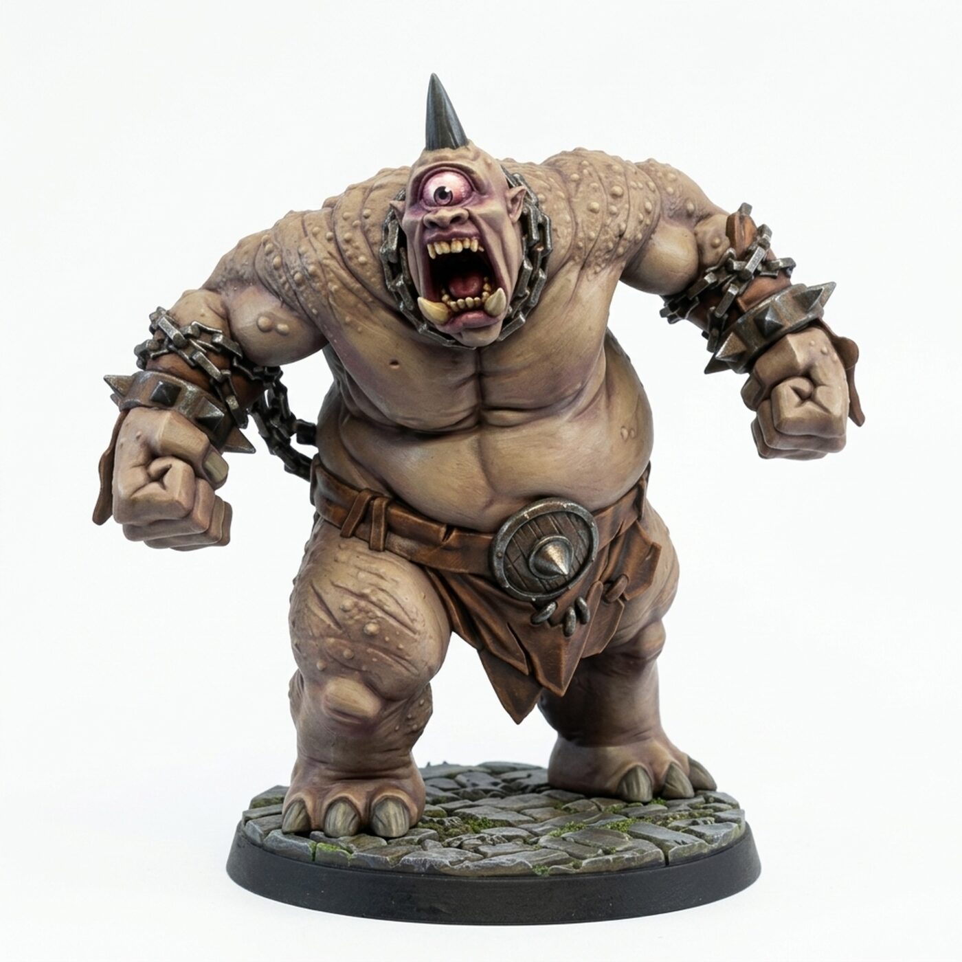 Clenching His Fists - Painted 3D Printed Miniature