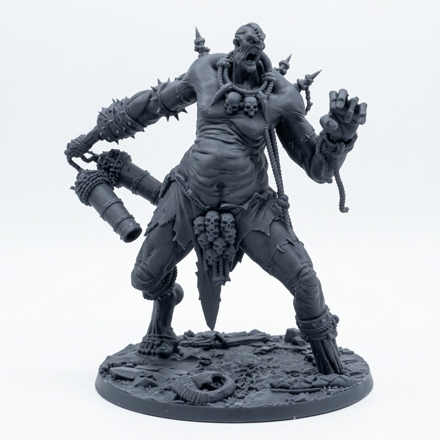 Colossus Vanguard B - Gray Resin 3D Printed Miniature