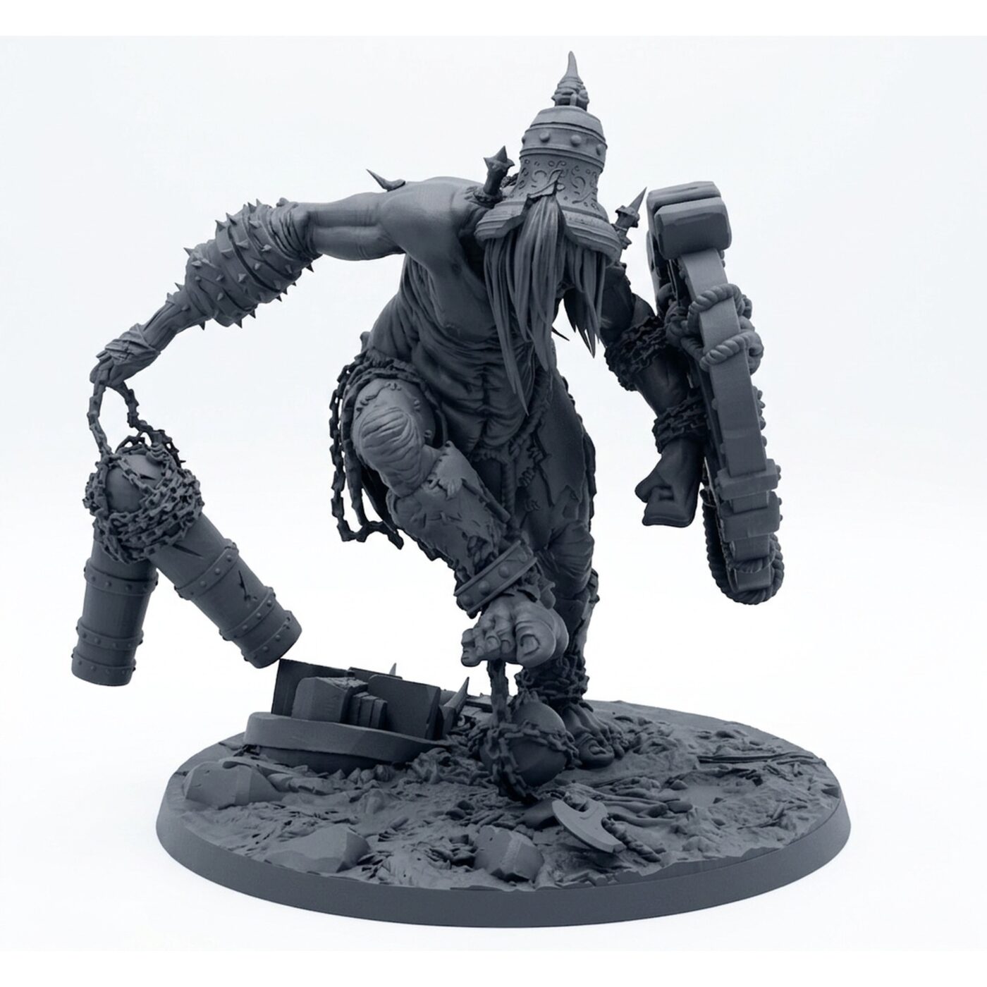 Colossus Vanguard C - Gray Resin 3D Printed Miniature