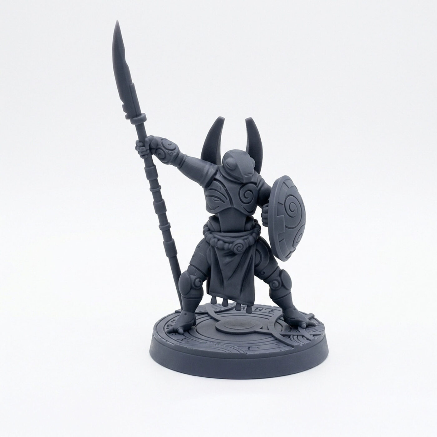 Construct Legion Fighter D - Gray Resin 3D Printed Miniature