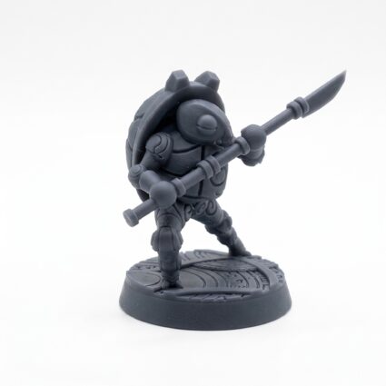Construct Legion Grunt B - Gray Resin 3D Printed Miniature