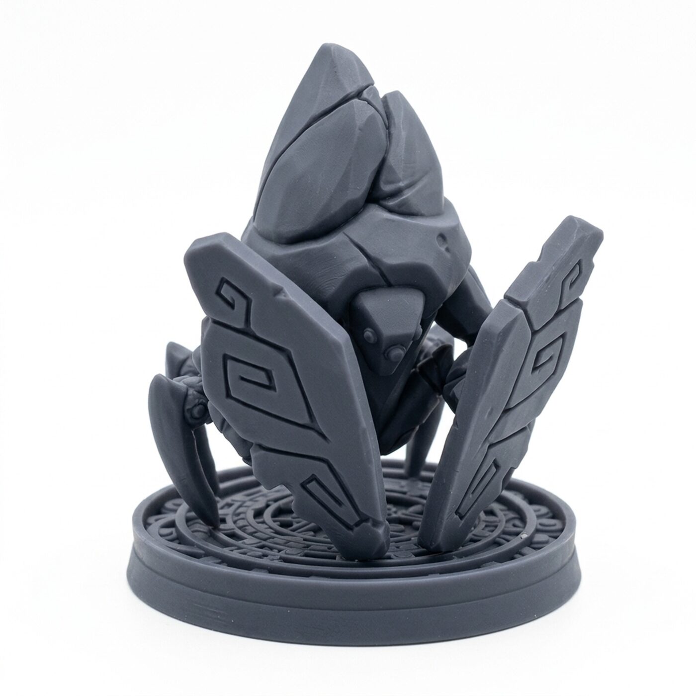 Construct Legion Guardian A - Gray Resin 3D Printed Miniature