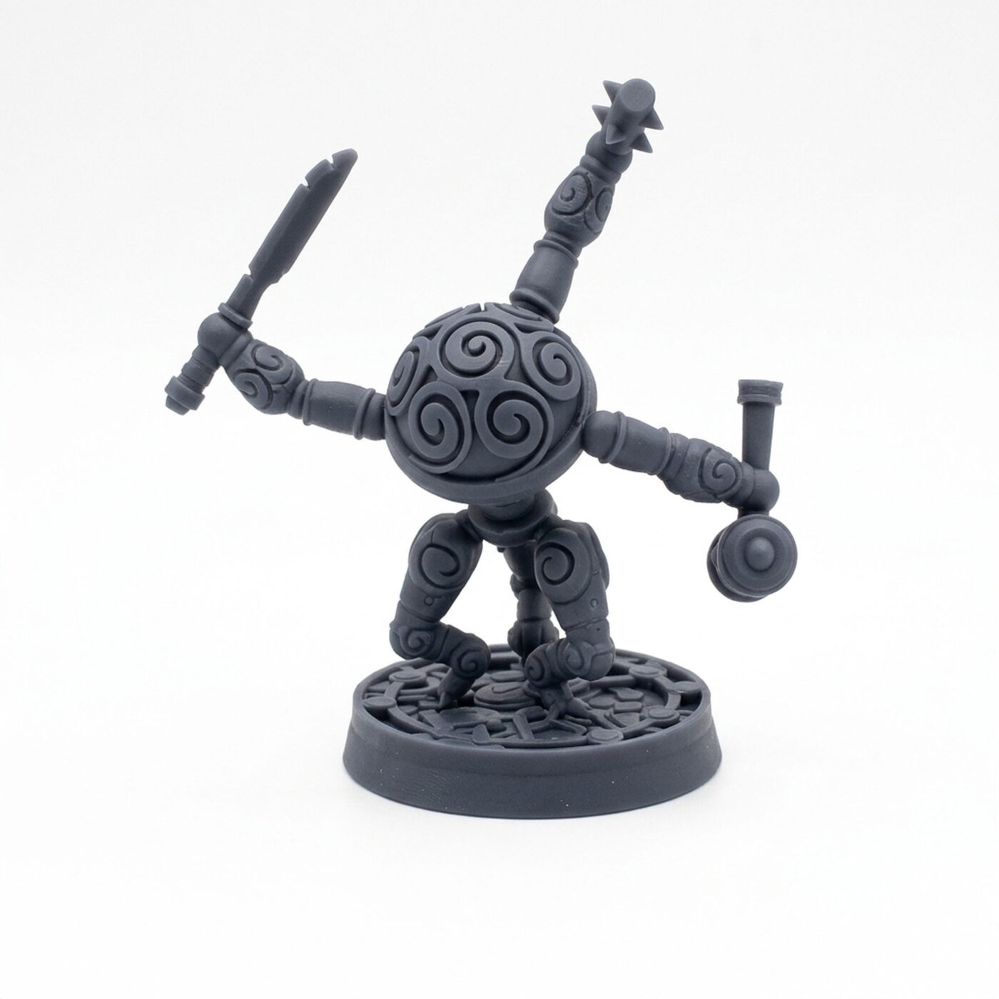 Construct Legion Hitters A - Gray Resin 3D Printed Miniature