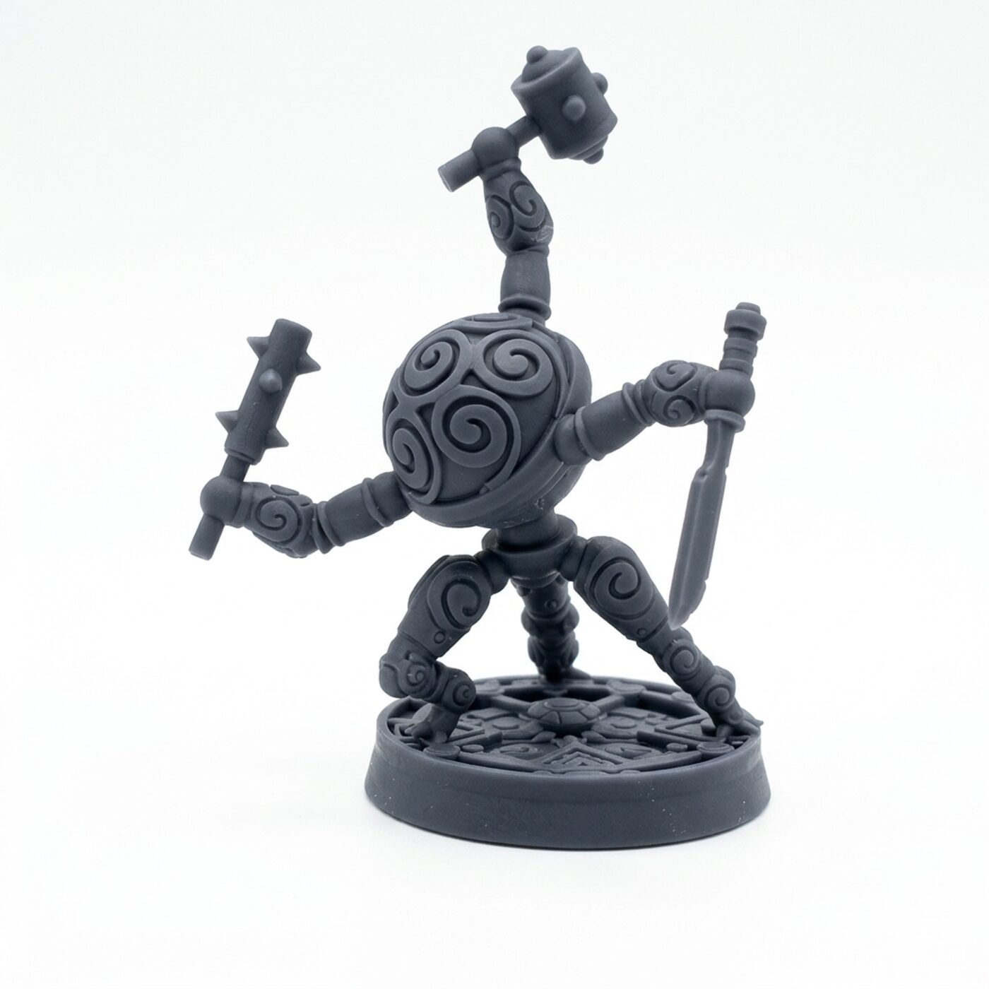 Construct Legion Hitters B - Gray Resin 3D Printed Miniature