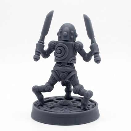 Construct Legion Hitters C - Gray Resin 3D Printed Miniature