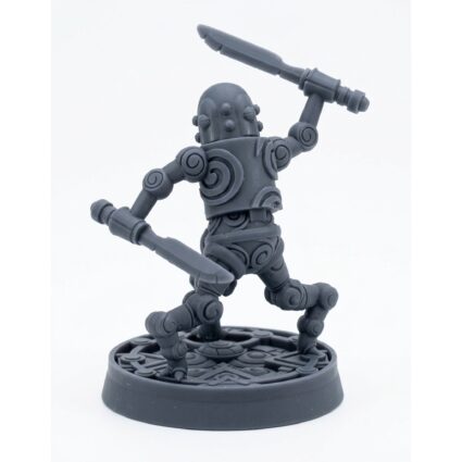Construct Legion Hitter D - Gray Resin 3D Printed Miniature