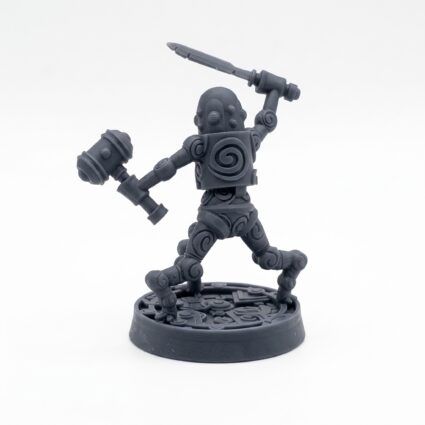Construct Legion Hitter E - Gray Resin 3D Printed Miniature