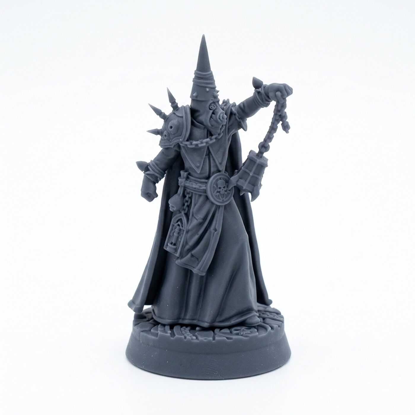 Contrition Priest A - Gray Resin 3D Printed Miniature