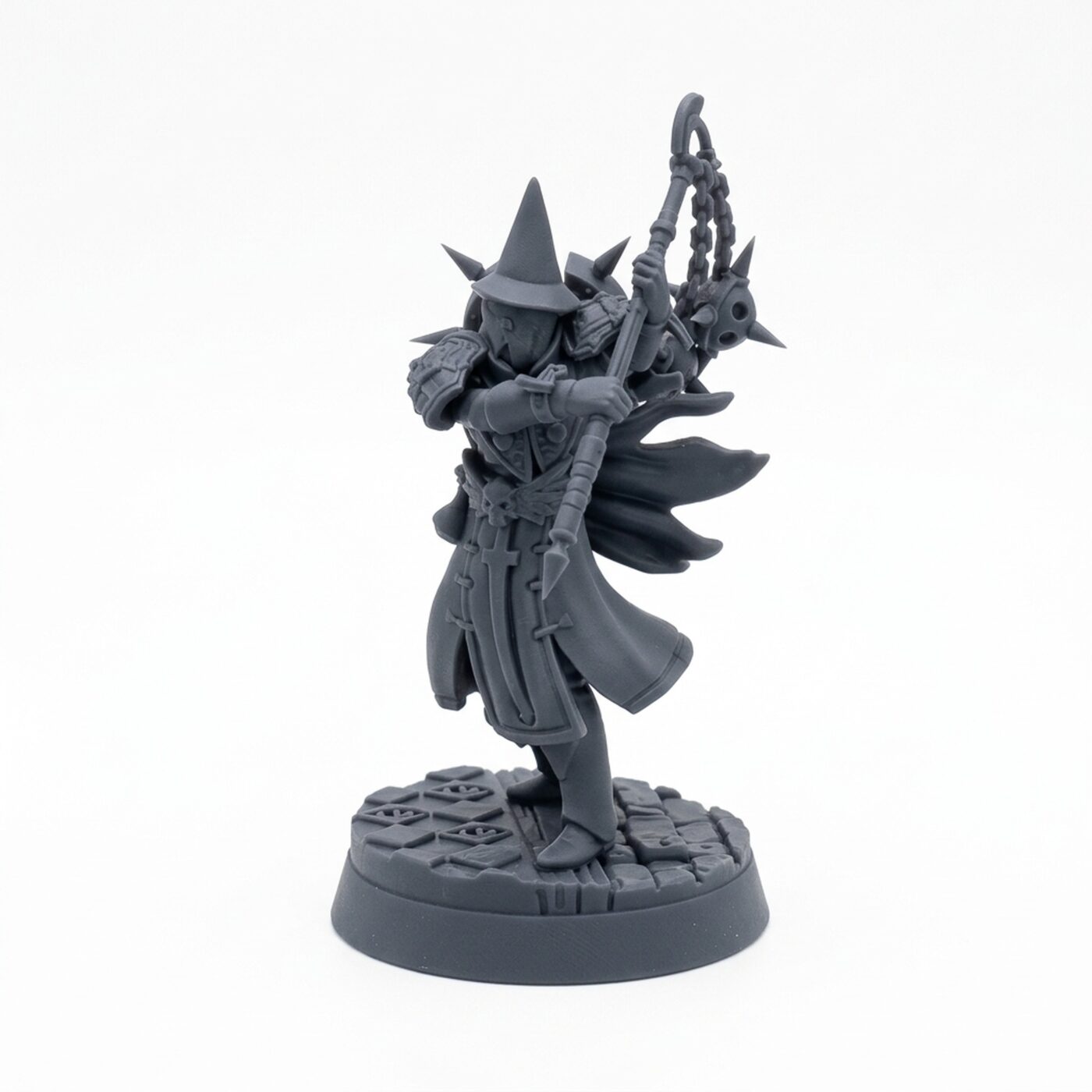 Contrition Priests B - Gray Resin 3D Printed Miniature