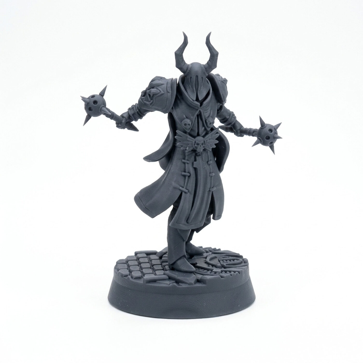 Contrition Priest C - Gray Resin 3D Printed Miniature