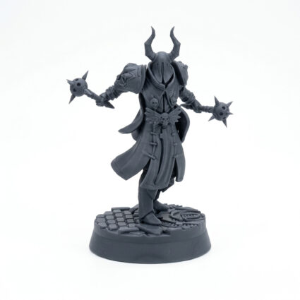 Contrition Priest C - Gray Resin 3D Printed Miniature