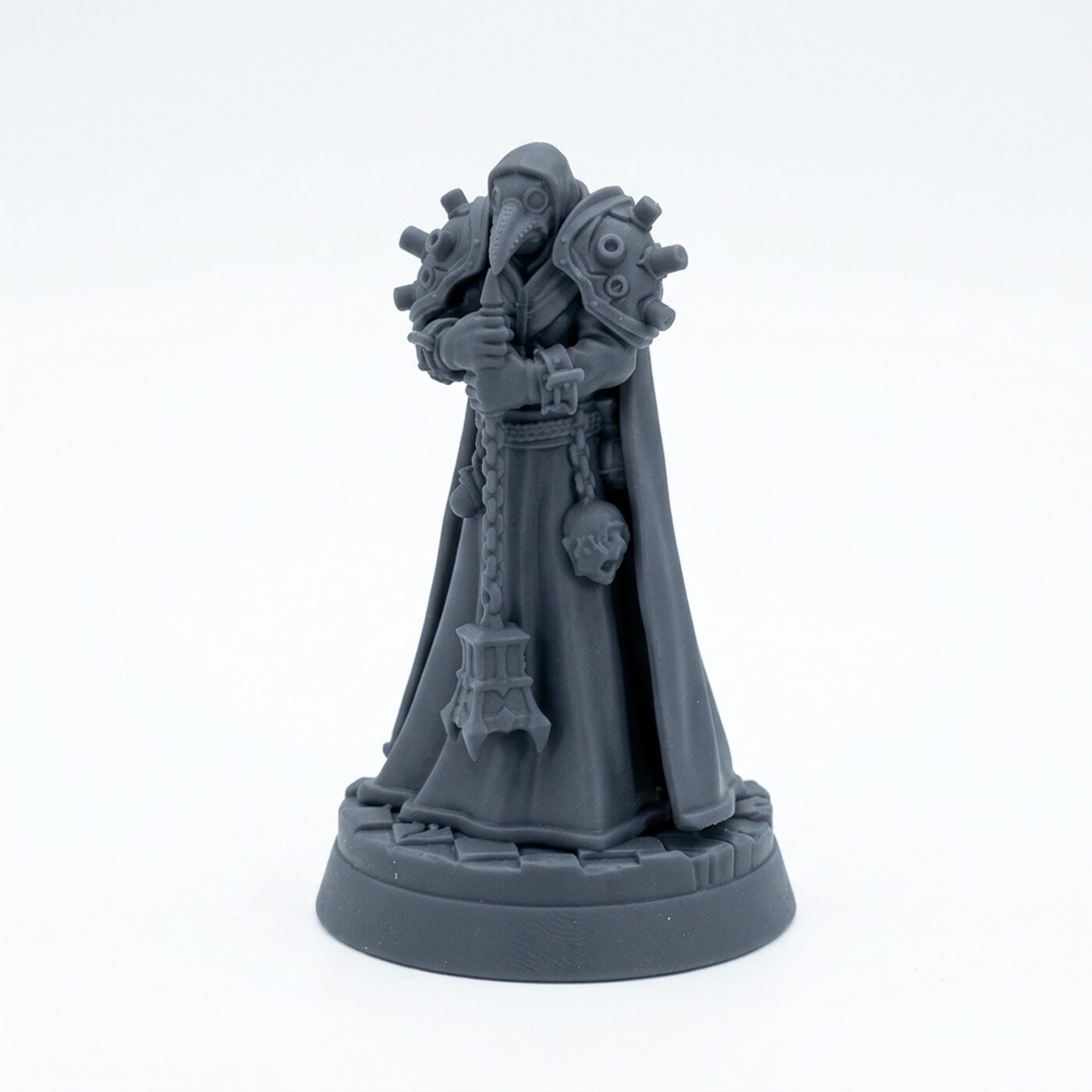 Contrition Priest F - Gray Resin 3D Printed Miniature